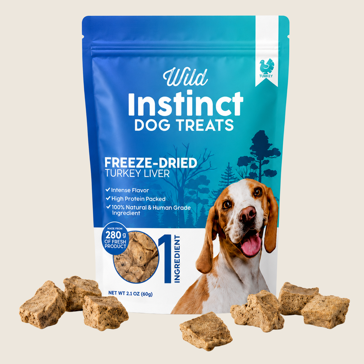 Wild Instinct Freeze-Dried Turkey Liver Treats