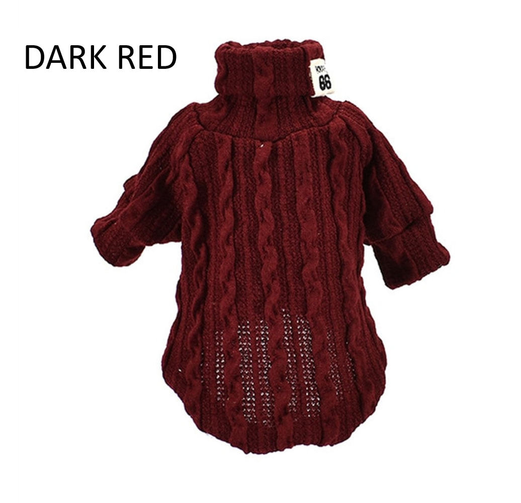 Knit Turtleneck Sweater for Small Dogs