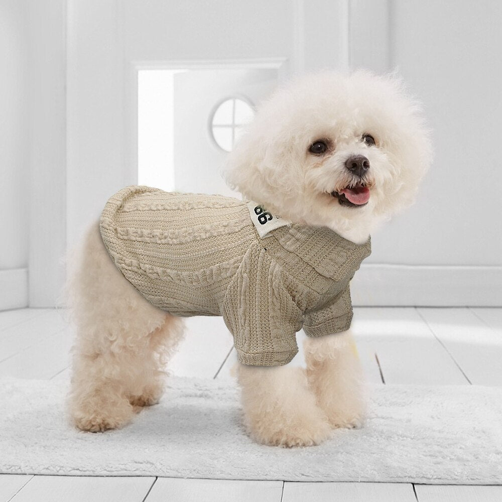 Knit Turtleneck Sweater for Small Dogs