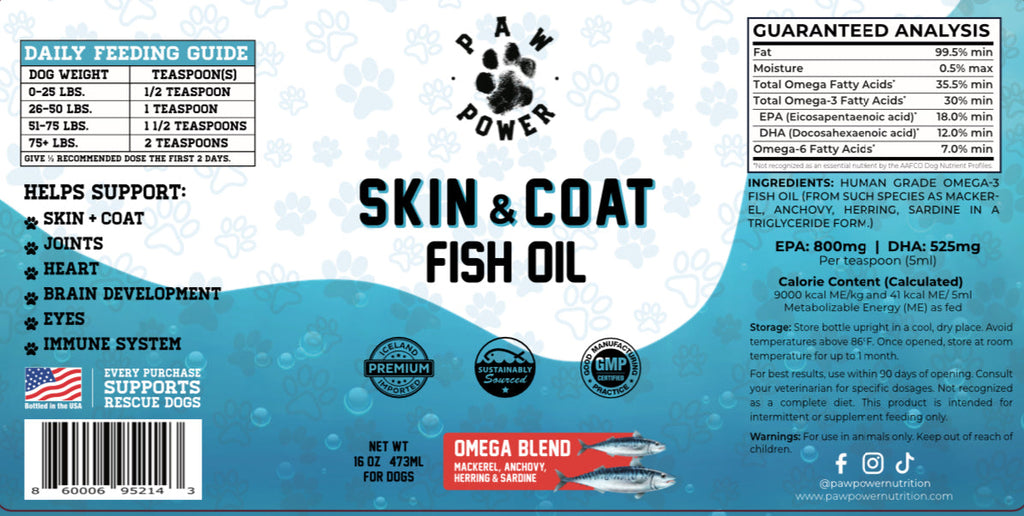 Paw Power Skin & Coat Support Chews for dogs, product photo 3 of 4