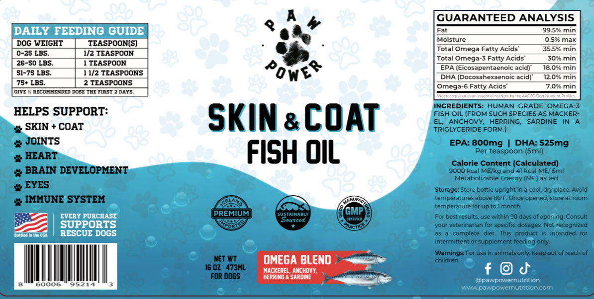 Paw Power Skin & Coat Support Chews for dogs, product photo 3 of 4