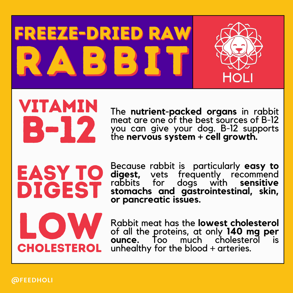 HOLI Freeze-Dried Rabbit Treats