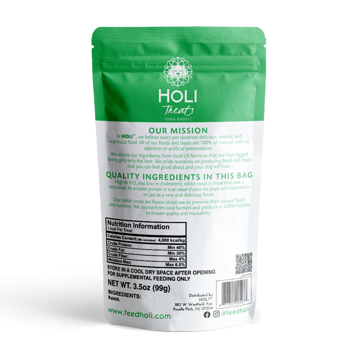 HOLI Freeze-Dried Rabbit Treats