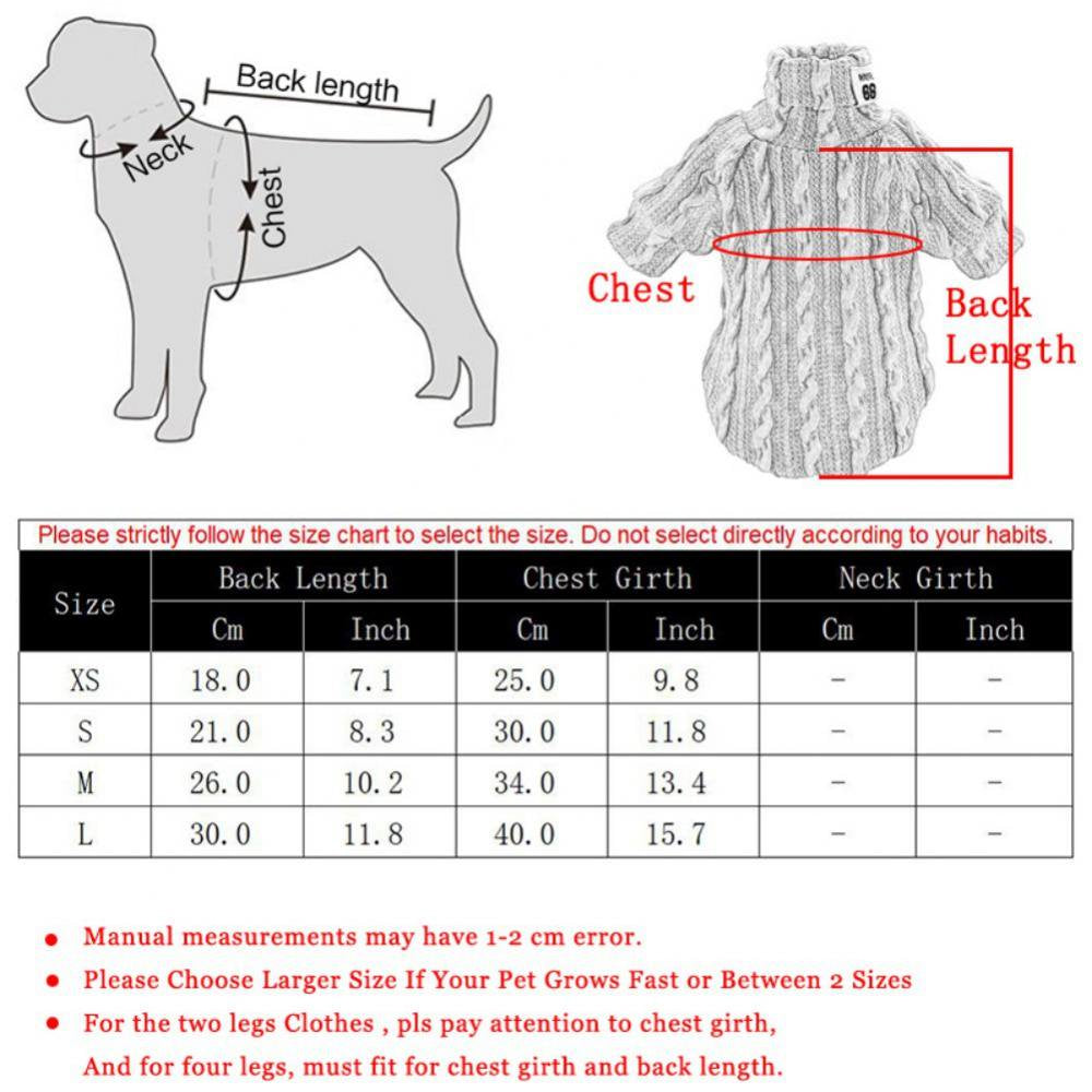 Knit Turtleneck Sweater for Small Dogs