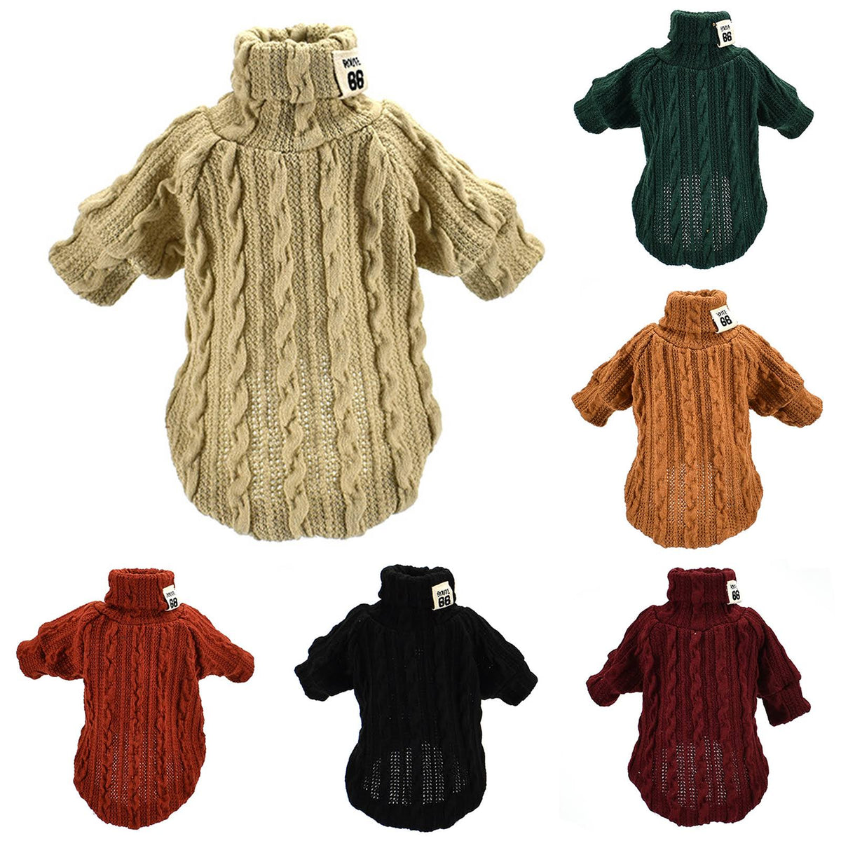 Knit Turtleneck Sweater for Small Dogs