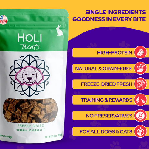 HOLI Freeze-Dried Rabbit Treats