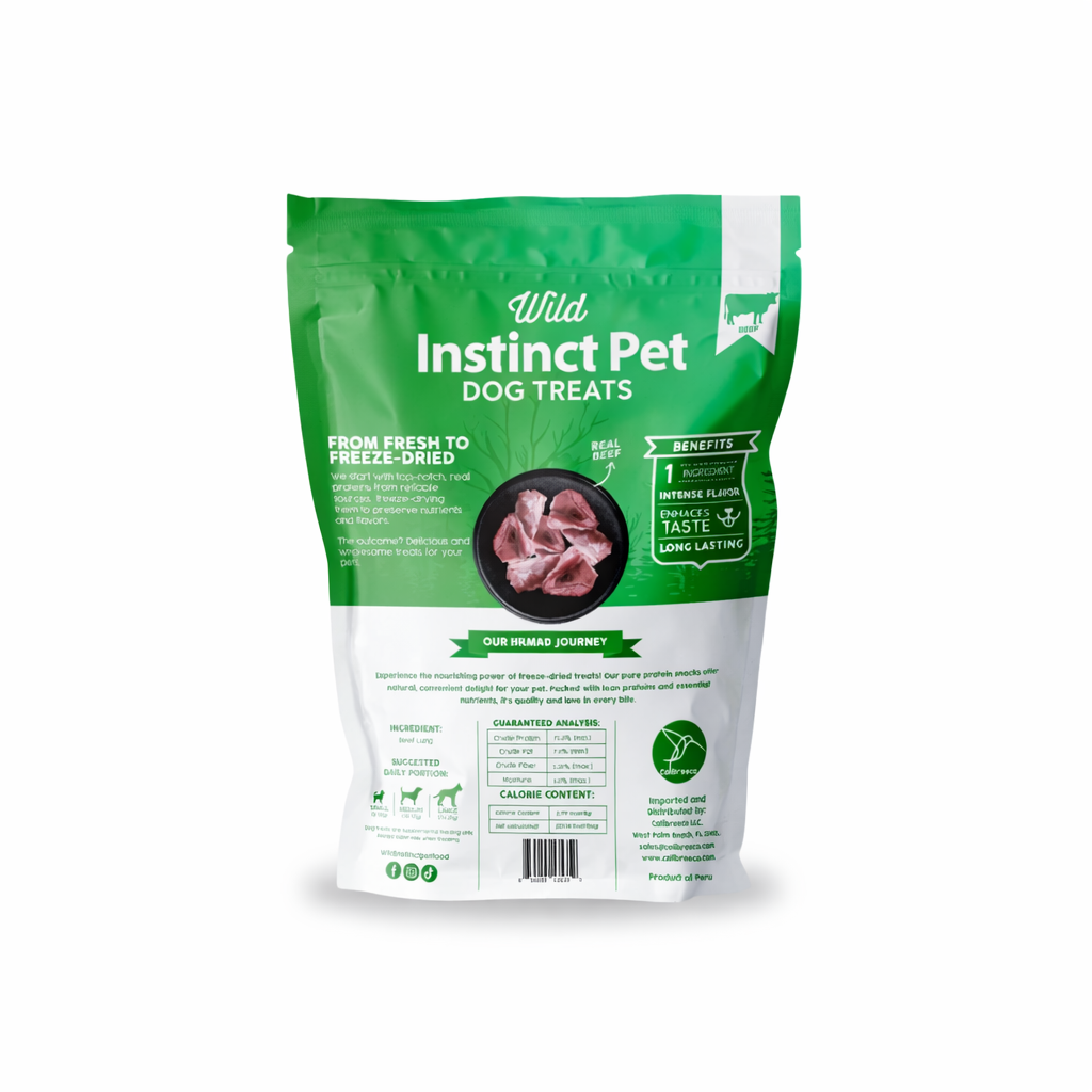 Wild Instinct Freeze-Dried Beef Lung Treats
